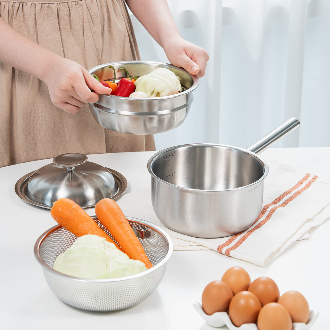 Stainless Steel Cookware for Baby Food