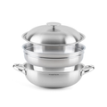 316 STS Heavy Duty Wok with Steamer