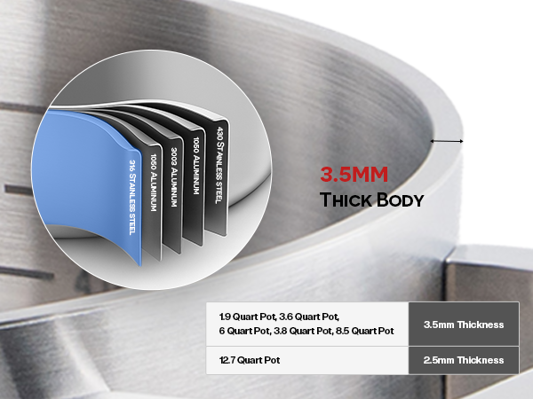 316 STS Heavy Duty Pot
