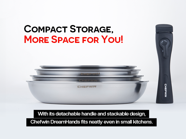 316 STS Removable Handle Cookware Collection